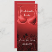 Bachelorette Party Save The Date (Voorkant / Achterkant)