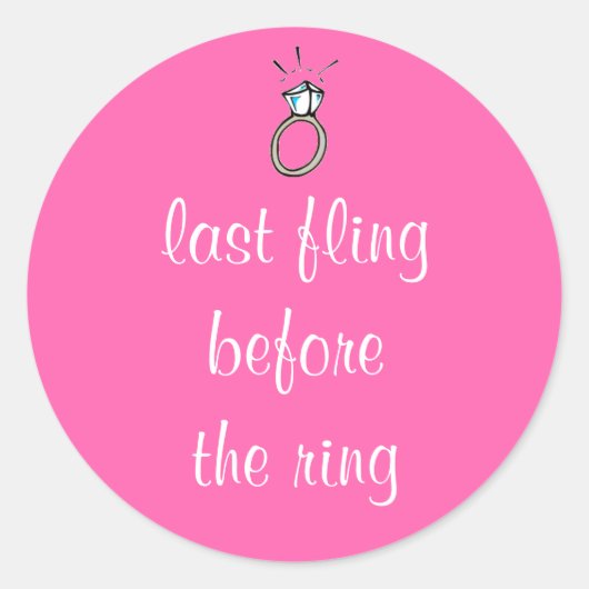 Bachelorette Party Stickers (Voorkant)