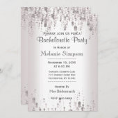 Bachelorette Party | Subtle Silver Kaart (Voorkant / Achterkant)