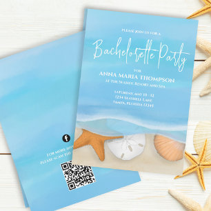 Bachelorette Party Tropical Beach Custom Kaart