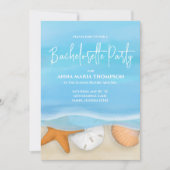 Bachelorette Party Tropical Beach Custom Kaart (Voorkant)