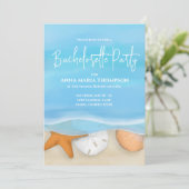 Bachelorette Party Tropical Beach Custom Kaart (Staand voorkant)