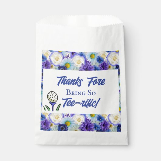 Bachelorette Party Vrijgezellenfeest Golf Blauw Bl Bedankzakje (Voorkant)