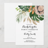 Bachelorette Party Weekend Getaway Itinerary Inven Kaart (Voorkant / Achterkant)