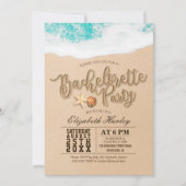 Bachelorette Party Zomer Strand Zeester Schelp Kaart (Voorkant)