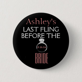 Bachelorette Pin-Bride Ronde Button 5,7 Cm