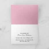 Bachelorette Pink Bunny Girl Invitation (Intérieur)