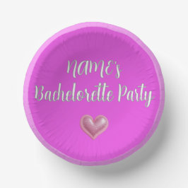 Bachelorette Pink Party Papieren Kommen