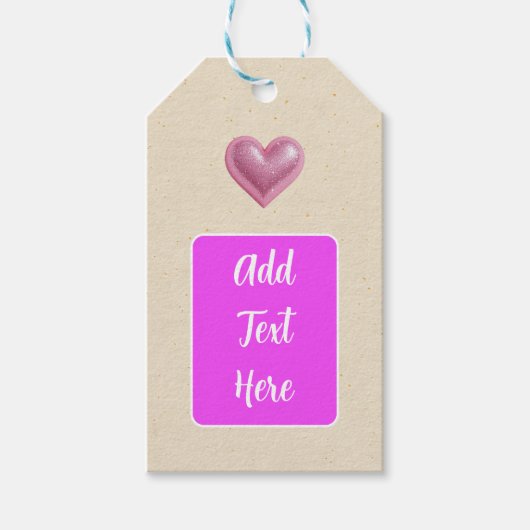 Bachelorette Roze Feest Cadeaulabel (Voorkant)