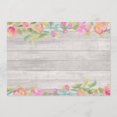 Bachelorette Rustic Vrijgezellenfeest Itinerary Co Programma (Achterkant)