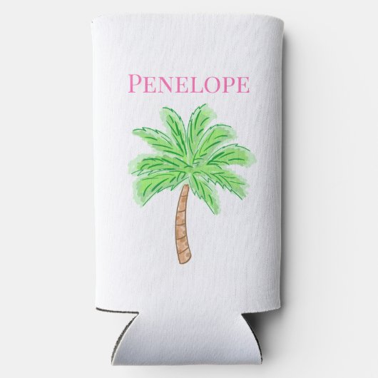 Bachelorette Sip & Celebrate Preppy Palm Custom (Achterkant)