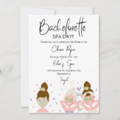 Bachelorette Spa Day Invitation (Devant)