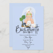 Bachelorette Spa Day Invitation (Devant / Derrière)