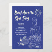 Bachelorette Spa Day Invitation (Devant / Derrière)