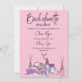 Bachelorette Spa Day Uitnodiging (Voorkant)