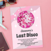 Bachelorette Super Dernier Invitation disco, Disco