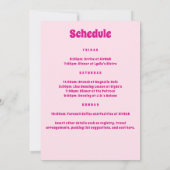 Bachelorette Super Dernier Invitation disco, Disco (Dos)