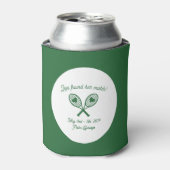 Bachelorette Tennis Bier Koozie (Blikje Voorkant)