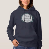 Bachelorette uw afbeelding hier, fototekst op maat hoodie (Voorkant)