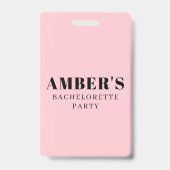 Bachelorette Venmo QR code Koop de Bride A Drink Badge (Achterkant)