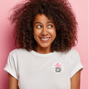 Bachelorette Venmo QR code Koop de Bride A Drink Ronde Sticker