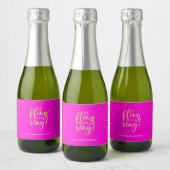 Bachelorette Verloving Hen Party Mini Wijn Sparkling Wijnetiket (Flessen)