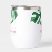 Bachelorette vert et rose Tropical Monstera (Droite)