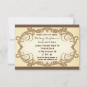 Bachelorette vintage pour dames ou invitation d'an (Dos)