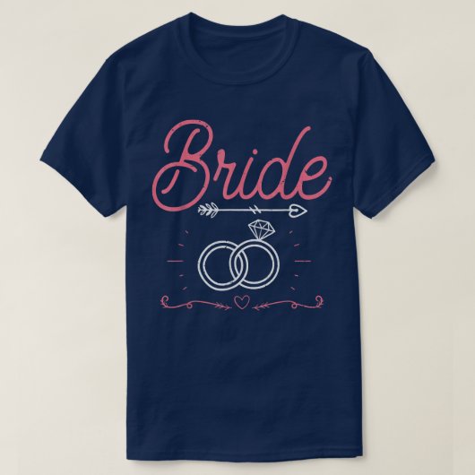 Bachelorette Weddenschap Vrouwen Bride T-shirt (Design voorkant)