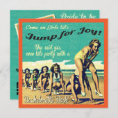 Bachelorette Weekend Getaway Party Invitations (Devant / Derrière)