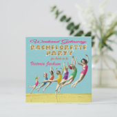 Bachelorette Weekend Getaway Party Invitations (Debout devant)