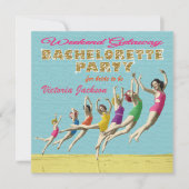 Bachelorette Weekend Getaway Party Invitations (Devant)