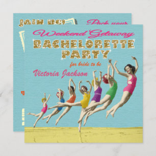Bachelorette Weekend Getaway Party Invitations