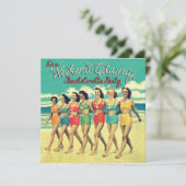 Bachelorette Weekend Getaway Party Invitations (Debout devant)