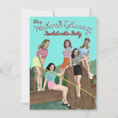 Bachelorette Weekend Getaway Party Invitations (Devant)