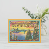 Bachelorette Weekend Getaway Party Kaart (Staand voorkant)