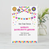 Bachelorette Weekend in Mexico Invitation (Debout devant)