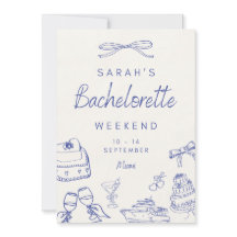 Bachelorette Weekend Invitation Personnalisable