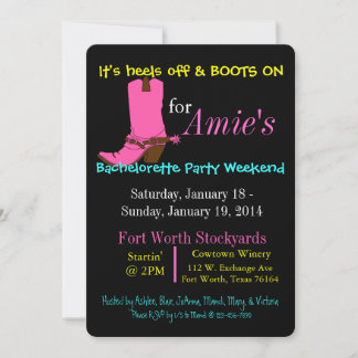 BACHELORETTE WEEKEND INVITE DIGITAL DOWNLOAD KAART