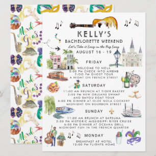 Bachelorette Weekend Itinerarium New Orleans Kaart