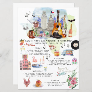 Bachelorette Weekend Itinerary   Austin, Texas Kaart