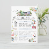 Bachelorette Weekend Itinerary | Charleston, SC Kaart (Staand voorkant)