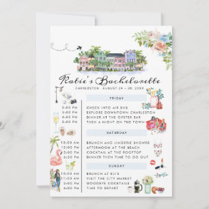 Bachelorette Weekend Itinerary   Charleston, SC Kaart