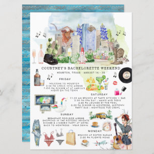 Bachelorette Weekend Itinerary   Houston, Texas Kaart