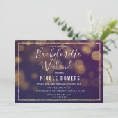 Bachelorette Weekend Lights Invitation (Debout devant)