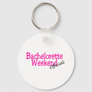 Bachelorette Weekend (officieel/roze) Sleutelhanger