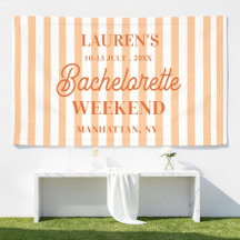 Bachelorette Weekend Oranje Gestreepte