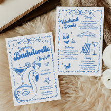 Bachelorette Weekend Party Blauw