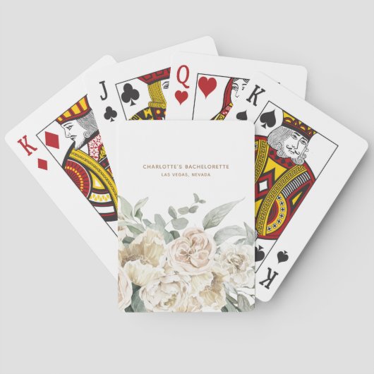 Bachelorette Weekend Party Favor Gepersonaliseerde Pokerkaarten (Achterkant)