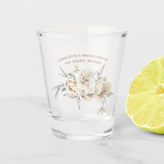 Bachelorette Weekend Party Favor Gepersonaliseerde Shot Glas (Voorkant)